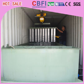 Restaurants Bars Containerized Block Ice Machine Low Electric Power Consumption